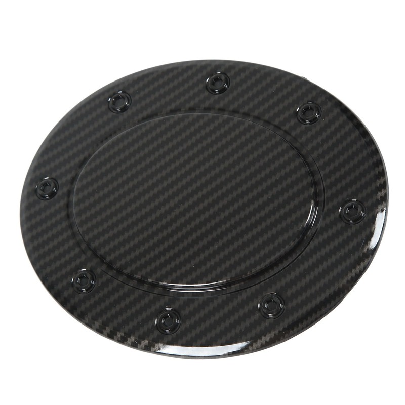 Gas Cap Cover Carbon Fiber Pattern Fuel Tank Door Cover