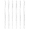 Loose Leaf 30 Hole Binding Rings (6 Pieces), Compatible with