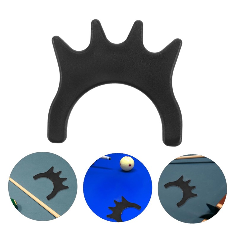 Sosoport Billiards Equipment 2pcs Plastic Cue Rack Portable Pool Stick