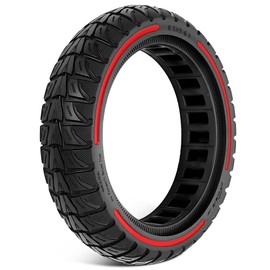 Felixstory 8.5x2.0 Inch Scooter Solid Tire, Off road, Explosion-proof,50/75-6.1 Replacement Tire,Fit for Gotrax GXL V2/ XR, Red 1pc