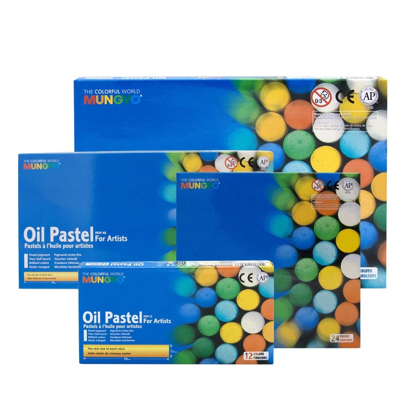 MUNGYO Oil Pastels in Assorted Colours - 11 x 70