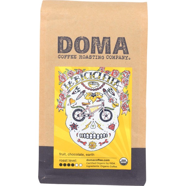 Doma Coffee Roasting Co, Coffee La Bicicletta Organic, 12 Ounce
