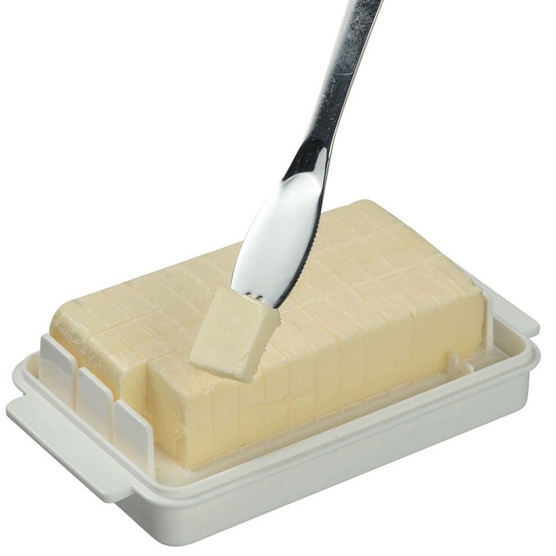 Skater BTG1-A Butter Case, Butter Container, Butter Cutter, Guide Included,