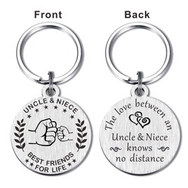 MXRSDF Uncle and Niece Gifts - Uncle and Niece Keychain