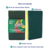 Esponja para Cocina con Fibra Abrasiva, Doble Cara Lavavajillas, Pack