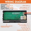JAMHER 4-Wire PWM 12V 3A Fan Temperature Controller,Circular Head