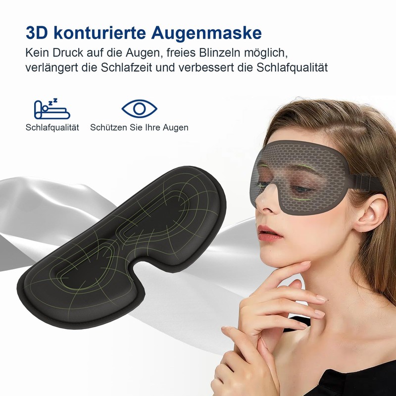SURFOU Sleeping Mask for Men Women, Sleeping Mask, Side Sleeper,