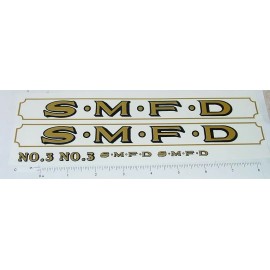 Smith Miller SMFD Fire Ladder Truck Sticker Set SM-054