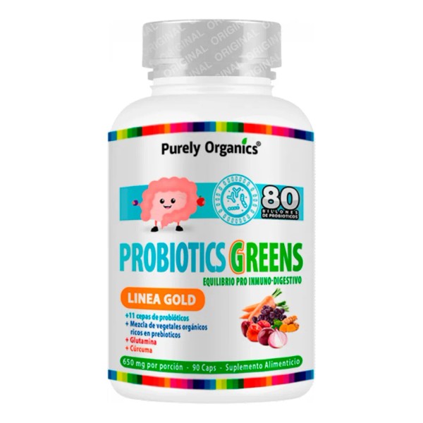 Probiotics Greens | Equilibrio Pro Inmuno-digestivo | 90 Cápsulas |