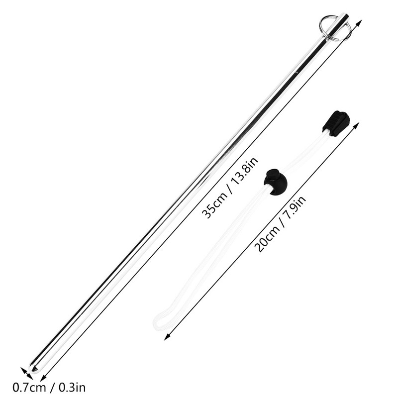 Aluminum Alloy Scuba Diving Noise Maker Stick Rod Pointer with