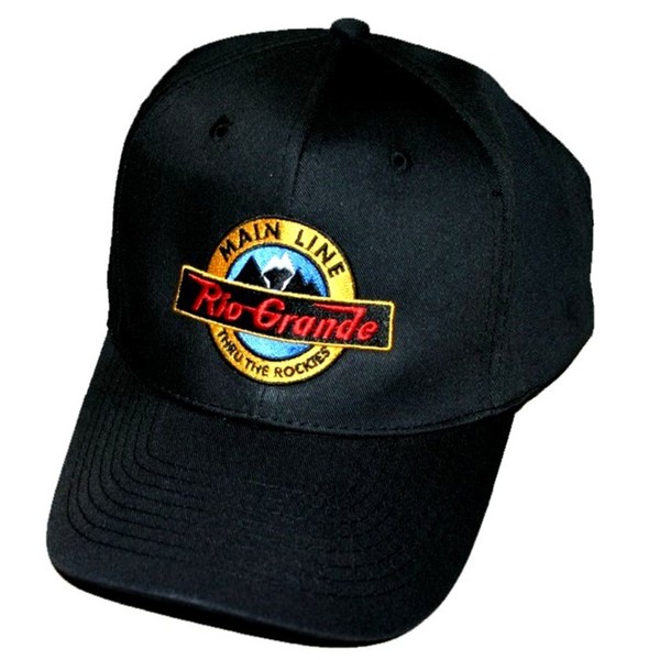 Denver and Rio Grande Main Line Embroidered Hat [hat12] Black