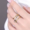 Interlocking Stackable Rings for Women Link Ring that Don't Tarnish