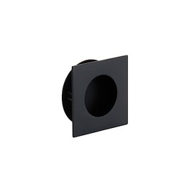 Schaub 211009-MB Urbano Collection 3 in. (76mm) Overall Square Recessed Pull, Matte Black
