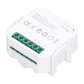 WiFi Smart Energy Monitor, Real Time Monitoring Smart Energy Meter APP Control Wide Application Single Phase for Home (White)