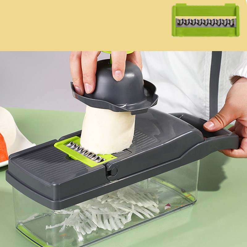 15PCS Multifunctional Food Chopper Vegetable Dicer Cutter for Home Kitchen