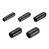 sourcing map 50pcs Round Rubber End Caps Protective Caps 3mm
