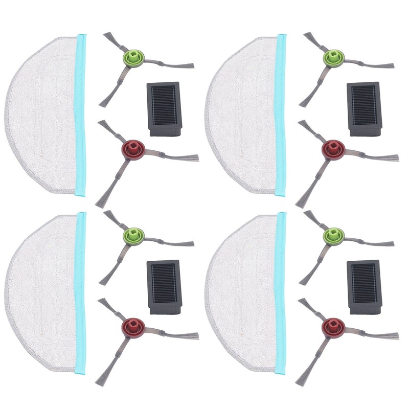 Vacuum Cleaner Side Brush Filter Mop Cloth Set for Yeedi