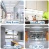 Utility LED Shop Lights Fixture 4FT 2FT with Plug Linkable,