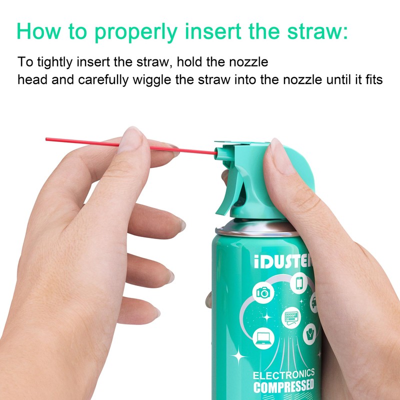 Canned Air Duster Spray for Computers - 3.5oz Keyboard Cleaner,