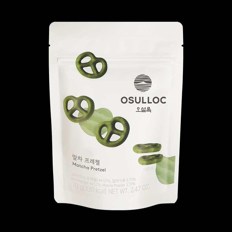 Oseullok [오설록]말차 프레첼 70g (원산지:상세설명참조) [Osulloc] Matcha Pretzel 70g (Origin: