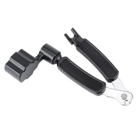 3-In-1 Guitar String Winder And Cutter,Multifunctional Guitar String Pin Puller,Guitar Repairing and Adjustment Tool (black)