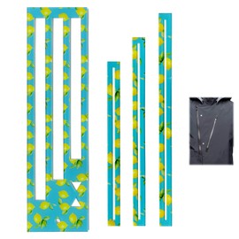 Zipper Pocket Template, 7/8/9 inch Zip Sewing Making Templates Ruler with Hole to Hang for Sewing Bags, Pants, Clothes, Jeans