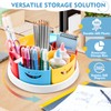 MeCids Rotating Desk Organizer Pencil Holder Art Supply Organizer Storage