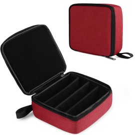 Bukere Travel Sunglasses Organizer Case, Adjustable Slot for Multiple Pairs, Portable Eyeglasses Storage Box for Men Women