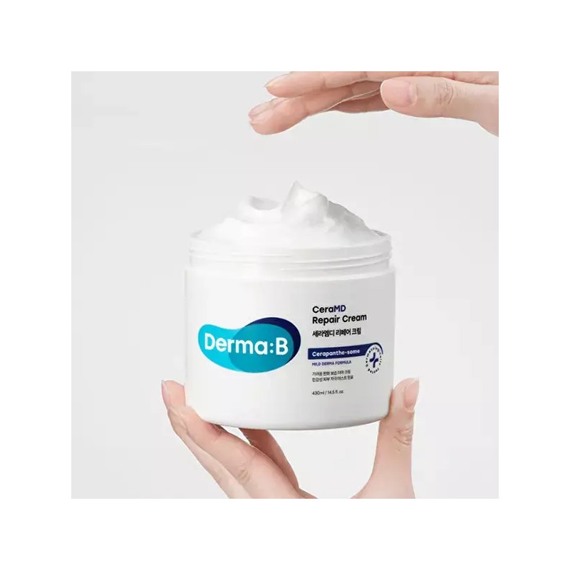 DermaB [더마비][가려움완화/환절기필수]더마비 세라엠디 리페어 크림 430ml+로션(랜덤) 20ml [DermaBee][Itch Relief/Seasonal Necessity]