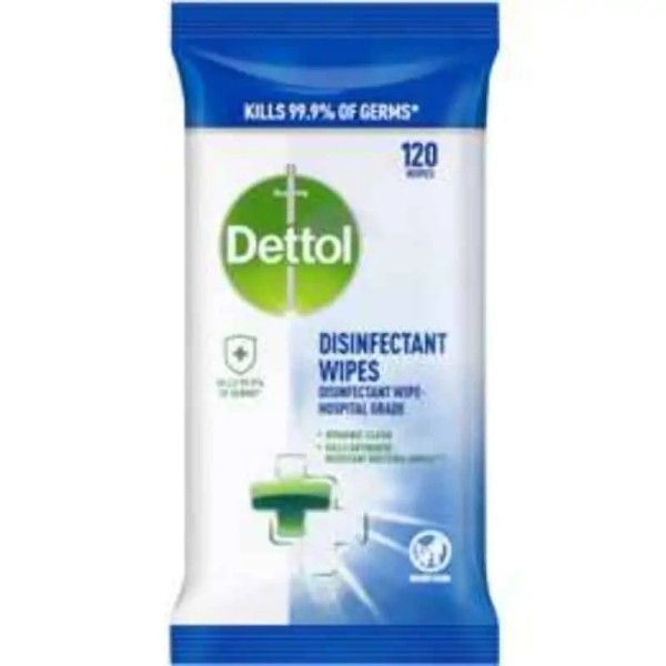 Dettol Antibacterial Disinfectant Surface Cleaning Wipes 110 Pack