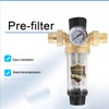 NICCOO Pre-filter, backwash filter, water filter, 40μm descaling water filter,
