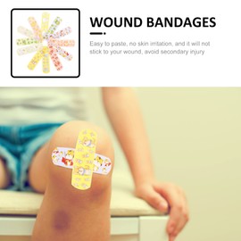 FOMIYES Kid Box Bandages Cartoon 240 Pcs Cartoon Band- Cartoon Waterproof Stickers Pads Stickers for Cartoon Stickers for Transparent Stickers Home Supplies Glue