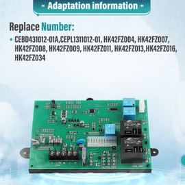 Fexhull Furnace Control Circuit Board Replace for HK42FZ004 HK42FZ007 and HK42FZ008 CEPL1311012-01 CEBD431012-01A Furnace Control Board Module