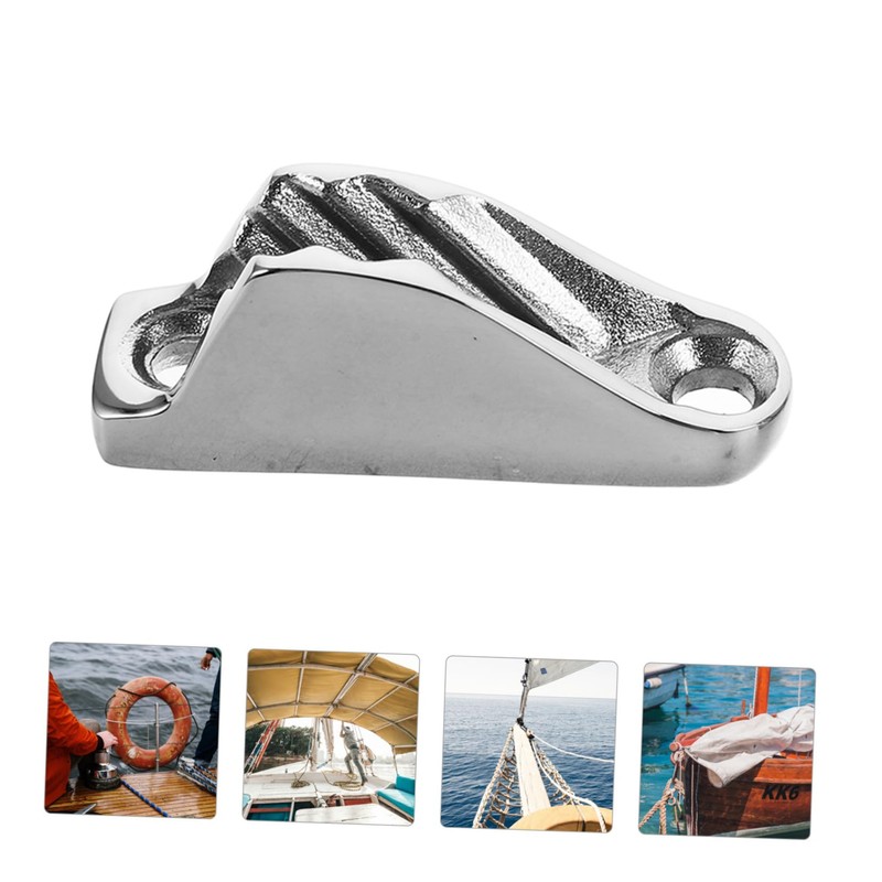 BESPORTBLE Boat Cleats Stainless Steel Kayak Sailing Rope Clamp Marine
