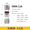 Fast-Acting Multimeter Fuse DMM-11AR, 1000V, 10x38mm, 10-Pack, Compatible with Multiple