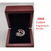Noble Wooden ring box ,FREE ENGRAVING, Engagement Ring, Gift Box