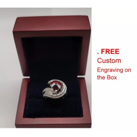 Noble Wooden ring box ,FREE ENGRAVING, Engagement Ring, Gift Box (Ring not included)