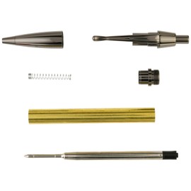 Penn State Industries PKDVNGM Devin Click Pen Kit Woodturning Project (1, Gun Metal)