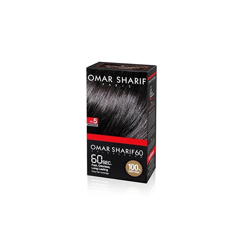 Omar Sharif 60sec Color Cream #5 Natural Chestnut by Omar