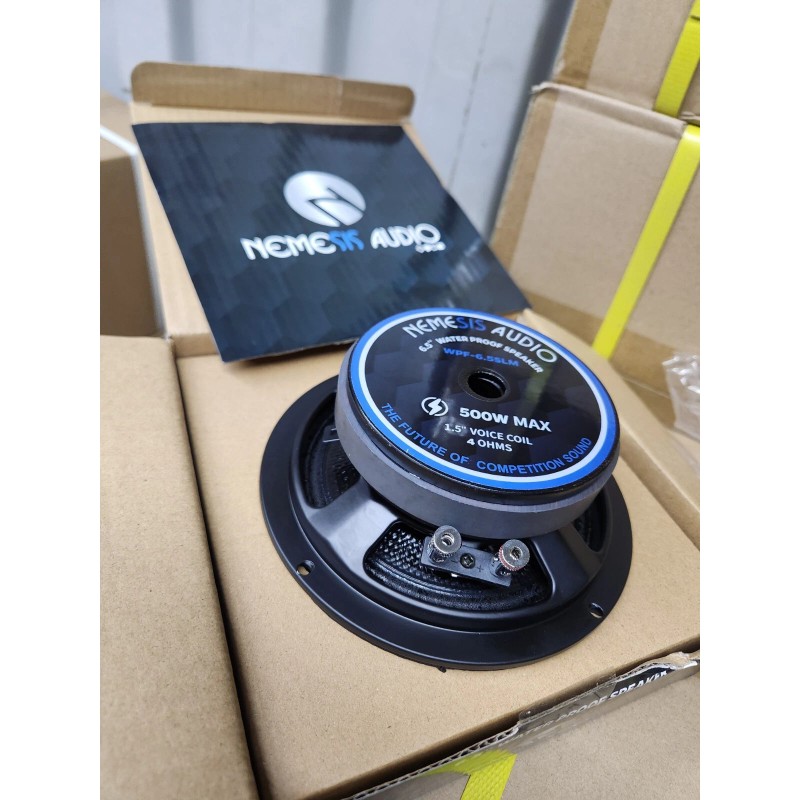 Nemesis Audio WPF-6.5SLM 6.5" 250 watts RMS Marine Midrange Speaker