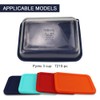 Sophico 3 Cup Rectangle Silicone Storage Cover Lids Replacement for