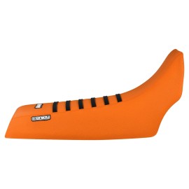 Yamaha 1987 - 2006 YAMAHA Banshee Gripper SEAT COVER All Orange w/ Black Ribs #112