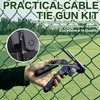 BCJCLTS Heavy Duty 304 Stainless Steel Cable Tie Gun Kit