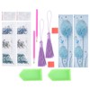 2 Sets Diamond Painting Kit 5D Students DIY Bookmark Dandelion