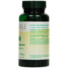 Bios Taurin 500 mg, 100 Kapseln, 1er Pack (1 x 59 g)