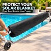16 Ft Pool Solar Reel Protective Cover, Black Oxford Cloth