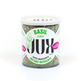 JUX Freeze-Dried Basil 2-Pack | 100% Natural & Nutrient-Rich | Rehydrates Instantly for Cooking, Sauces & Garnishing | Long Shelf Life | Equals 40 Packets of Fresh Basil | No Additives, Vegan (14g)