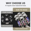 7D Floating Head Compatible with SHPAVVER Replacement Heads,Head Shaver Replacement