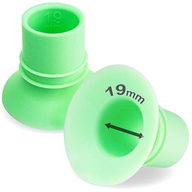 Nenesupply 1st Generation 19mm Flange Insert Compatible with Elvie Stride Flange Pump Parts Medela Momcozy Spectra Flange Willow Reduce 24mm to 19mm Use as Elvie & Medela Insert
