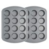 Country Living Nonstick Muffin Pan, Heavy Duty Carbon Steel with